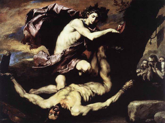Jusepe de Ribera Apollo and Marsyas oil painting image